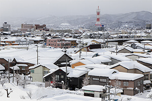 日照時間が短い土地