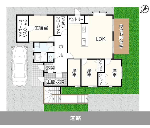 賃店舗の敷地