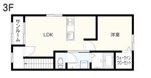 木造3階建て3F