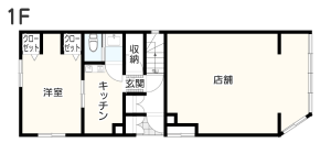 鉄筋コンクリート造3階建て1F