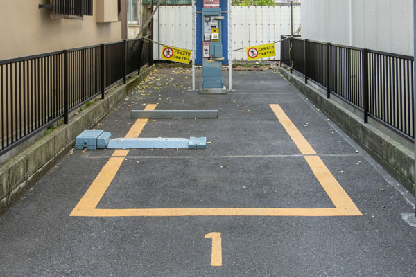 駐車場にする 狭いスペースの駐車場