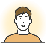 大阪府 40代 男性イラスト